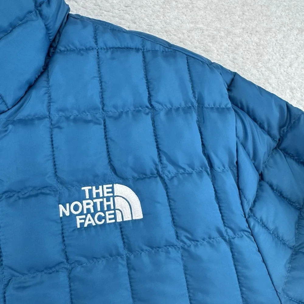 The North Face Thermoball Insulated Puffer Jacket Mens XL Digital Steel Blue